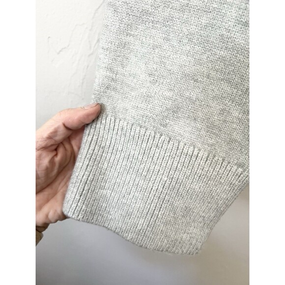 Lou & Grey Sweater Size Small Gray Soft Oversized Lounge Top  Lagenlook Boxy New - Picture 4 of 9